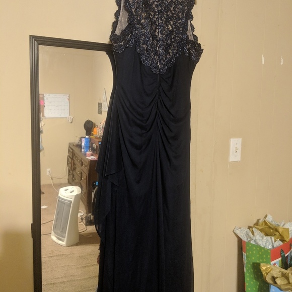 Navy Blue Prom Dress - Picture 5 of 6